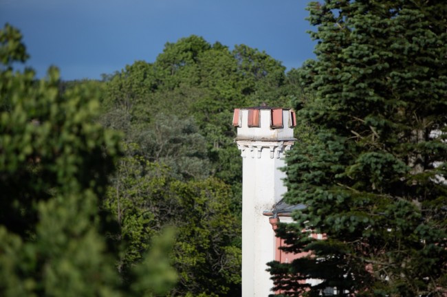 Wasserturm vom Schloss Bīriņi